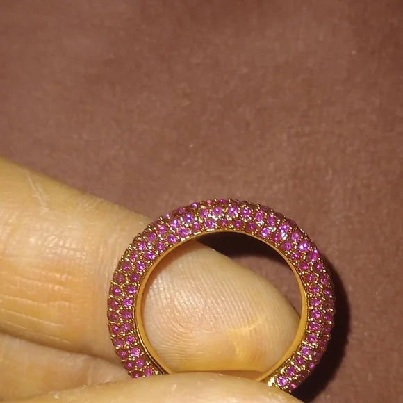 Kurt Geiger Multicolor Heart Ring - Picture 3 of 4